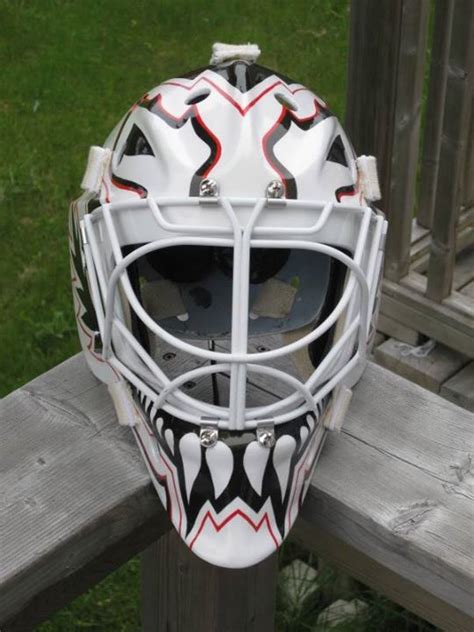 custom your own goalie helmets.